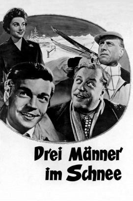 Drei Männer im Schnee stream